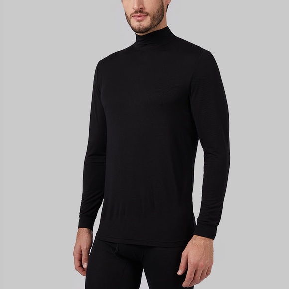 New MEN'S LIGHTWEIGHT BASELAYER MOCK TOP - Picture 1 of 5